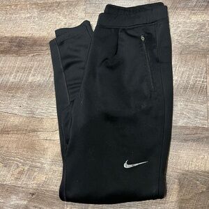 Nike Men’s Black Sweatpants with Logo
